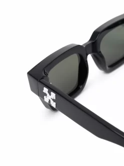 Women Off-White Virgil Rectangle-frame Sunglasses -Off-White 17593813 37338773 1000