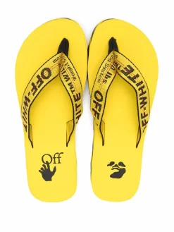 Men Off-White Industrial-strap Flip Flop -Off-White 17595040 36861970 1000