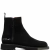 Men Off-White Sponge Sole Chelsea Boots