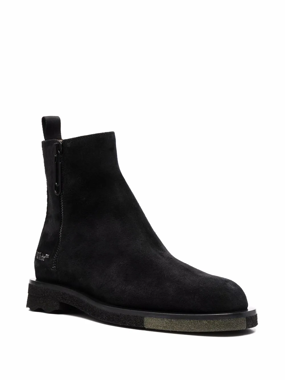 Men Off-White Sponge Sole Chelsea Boots 2 Men Off-White Sponge Sole Chelsea Boots - Image 2