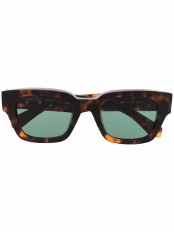 Women Off-White Zurich Tortoiseshell Square-frame Sunglasses (15cm)