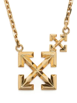Women Off-White Arrows Pendant Necklace