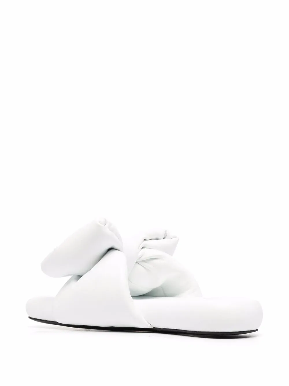 Women Off-White Extra Padded Bow Slides 3 Women Off-White Extra Padded Bow Slides - Image 3