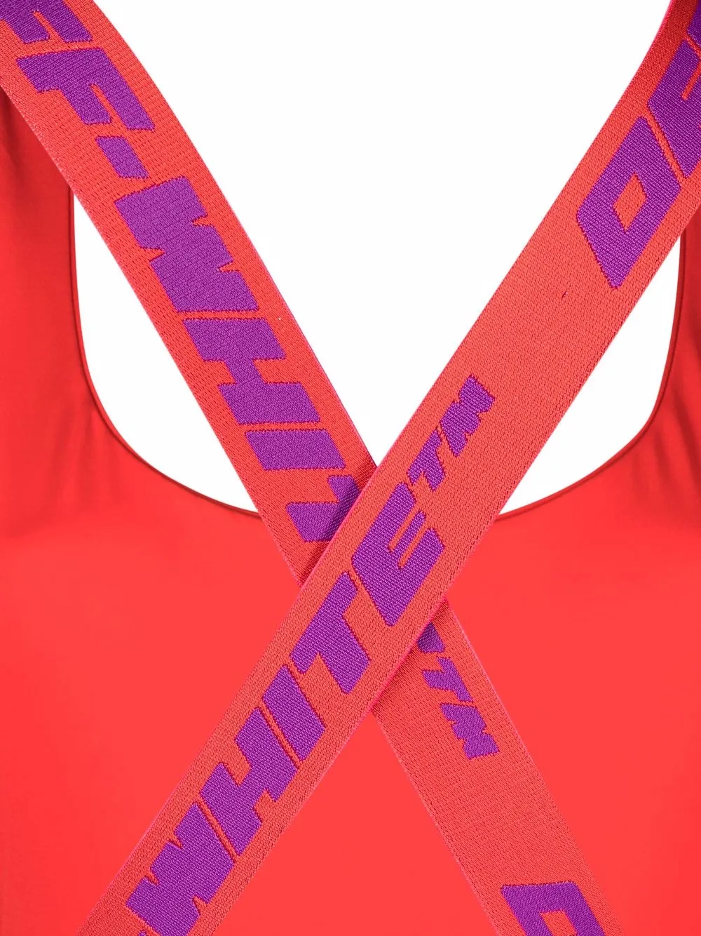 Women Off-White Logo-band Swimsuit 3 Women Off-White Logo-band Swimsuit - Image 3