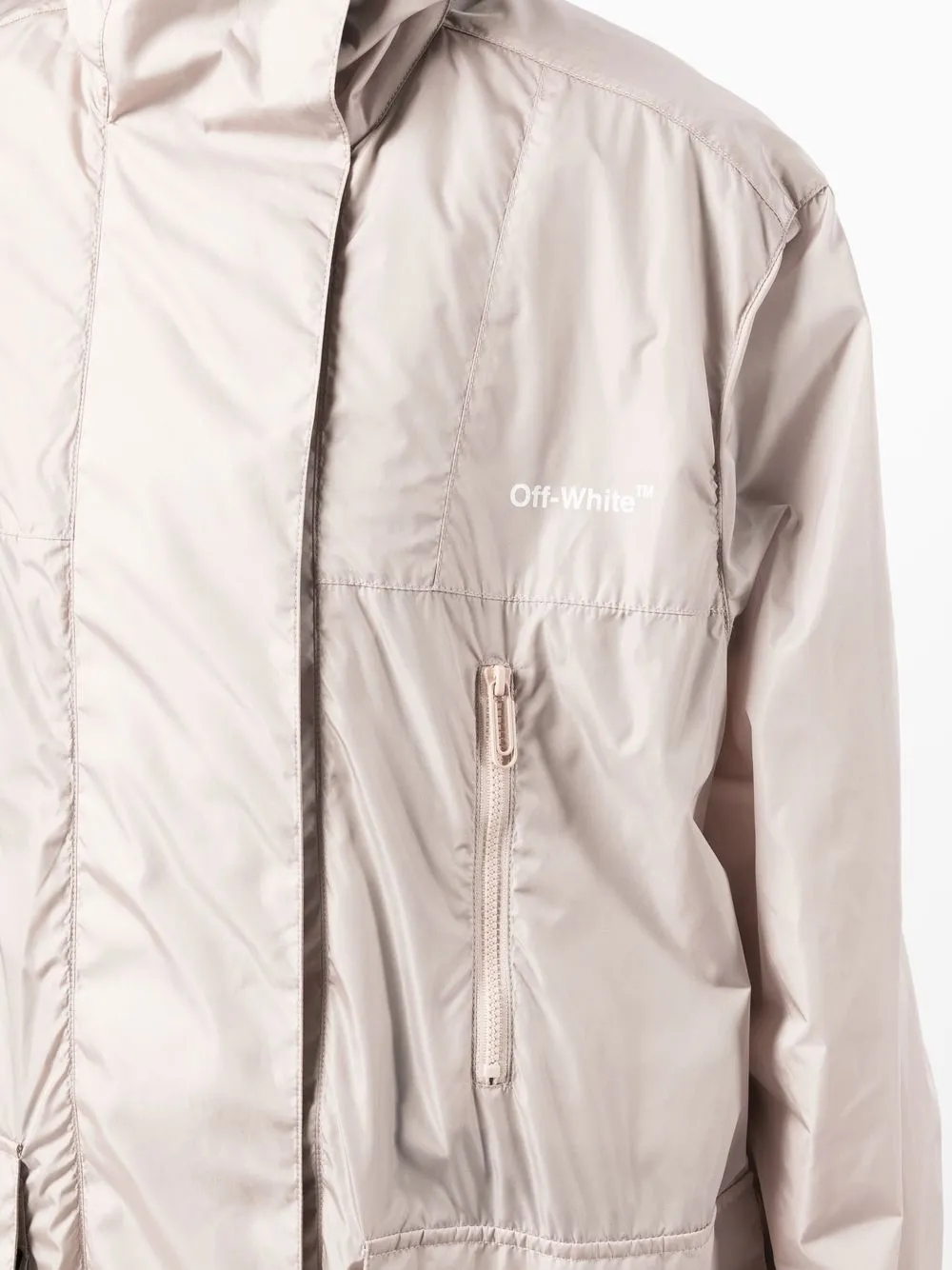 Women Off-White Diag Track Coat 5 Women Off-White Diag Track Coat - Image 5