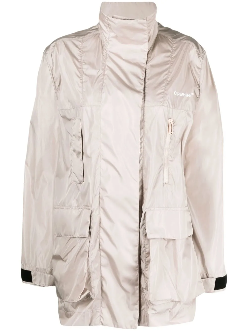 Women Off-White Diag Track Coat 1 Women Off-White Diag Track Coat