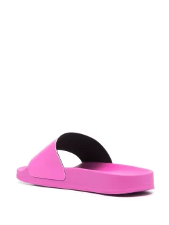 Women Off-White Logo-pront Sliders -Off-White 18336027 39243348 1000