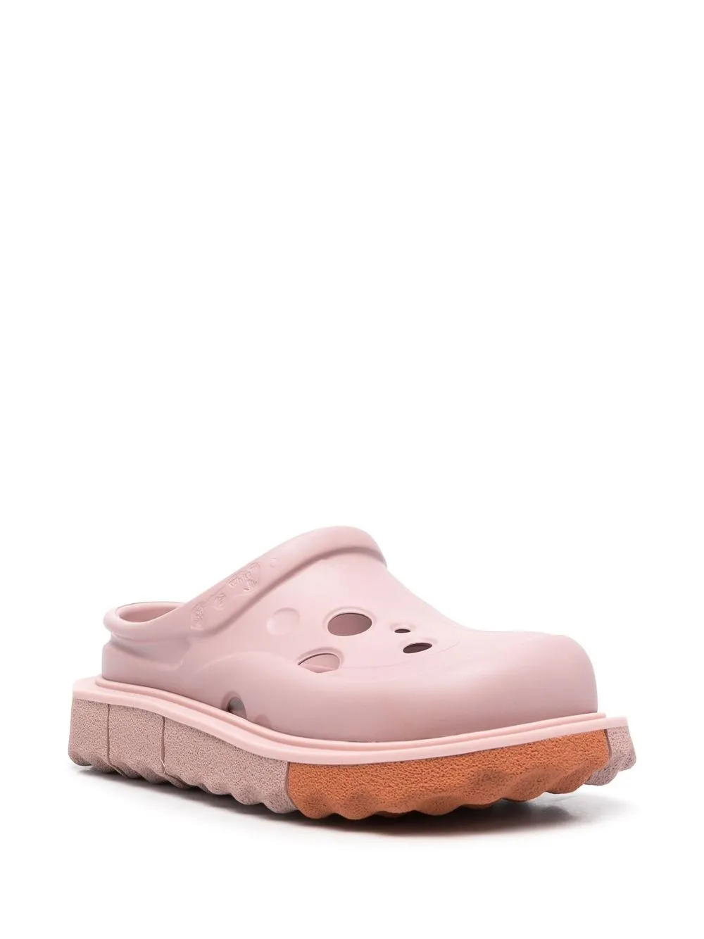 Women Off-White Sponge Perforated Clogs 2 Women Off-White Sponge Perforated Clogs - Image 2