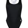 Women Off-White Logo-appliqué Swimsuit