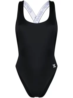 Women Off-White Logo-appliqué Swimsuit