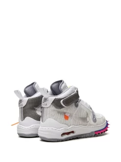Women Nike X Off-White Air Force 1 Mid "White" Sneakers -Off-White 18491283 40421084 1000
