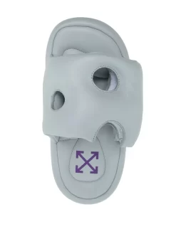 Women Off-White Meteor Padded Slides 7 Women Off-White Meteor Padded Slides -Off-White 18504474 39874409 1000