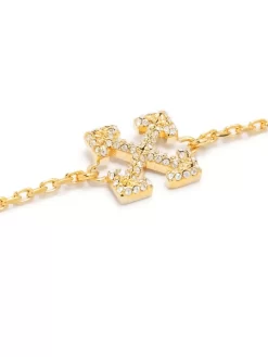 Women Off-White Arrows-motif Crystal-embellished Bracelet -Off-White 18531676 40903538 1000