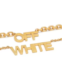 Women Off-White Logo-pendant Necklace 5 Women Off-White Logo-pendant Necklace -Off-White 18532315 41155706 1000