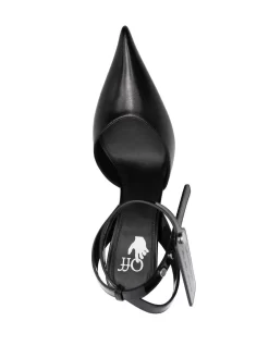 Women Off-White Varnish 95mm Pumps -Off-White 18532316 41483530 1000