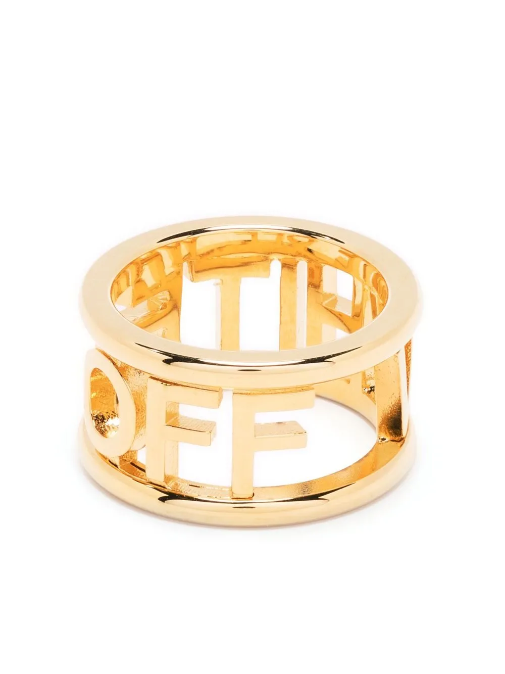 Women Off-White Logo-detail Ring 1 Women Off-White Logo-detail Ring