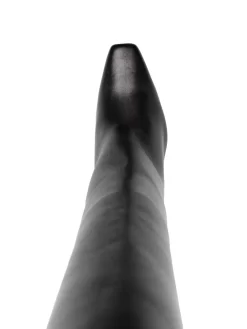 Women Off-White Allen 100mm Leather Knee Boots -Off-White 18533227 41995707 1000