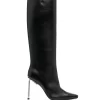 Women Off-White Allen 100mm Leather Knee Boots