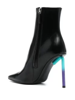 Women Off-White Allen 140mm Leather Ankle Boots -Off-White 18533237 40730412 1000