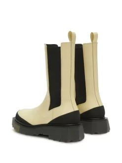 Women Off-White Sponge-effect Sole Chelsea Boots -Off-White 18533239 41353082 1000
