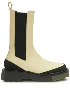 Women Off-White Sponge-effect Sole Chelsea Boots