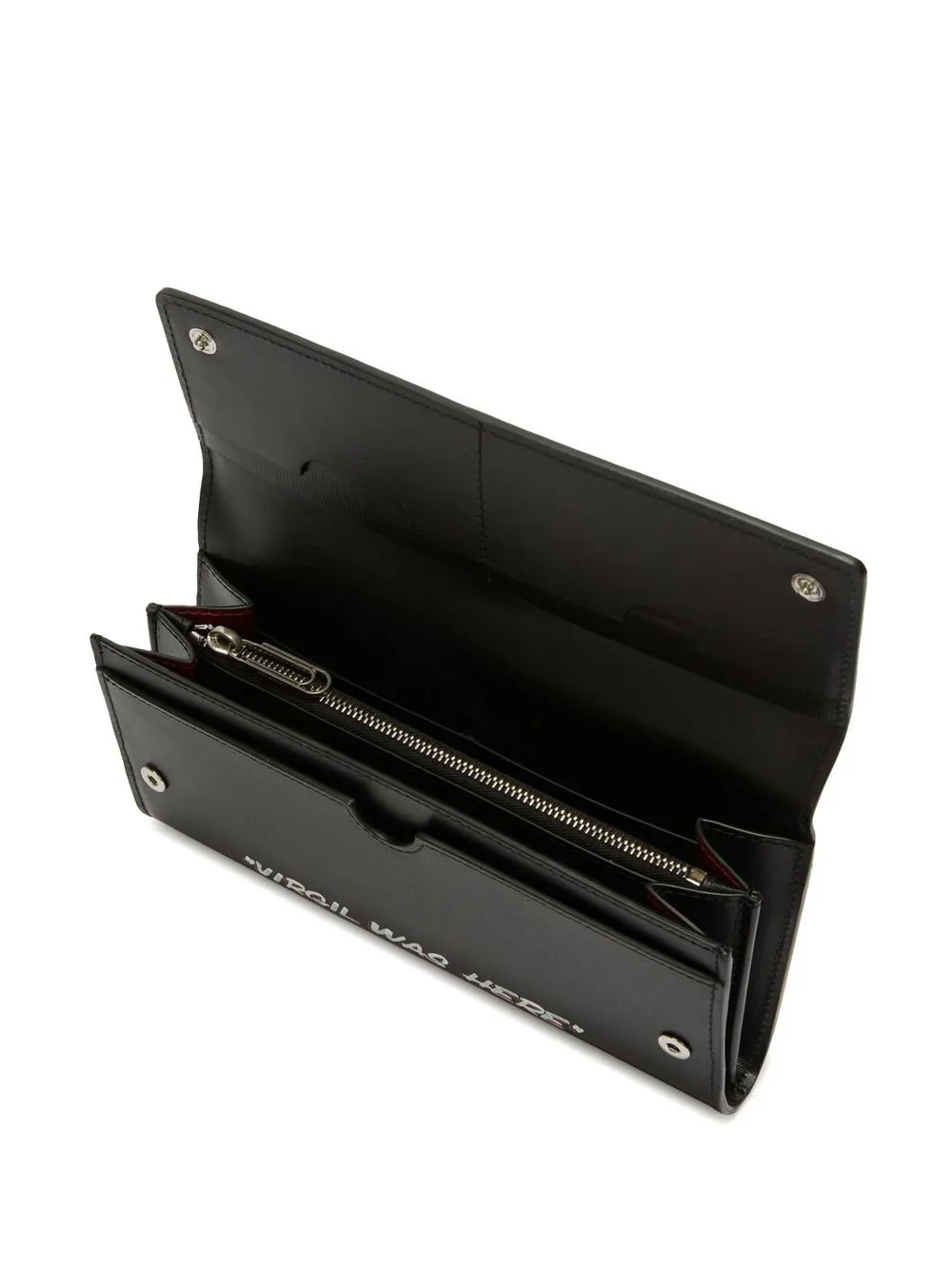 Women Off-White Quote-motif Jitney Chain Wallet 4 Women Off-White Quote-motif Jitney Chain Wallet - Image 4