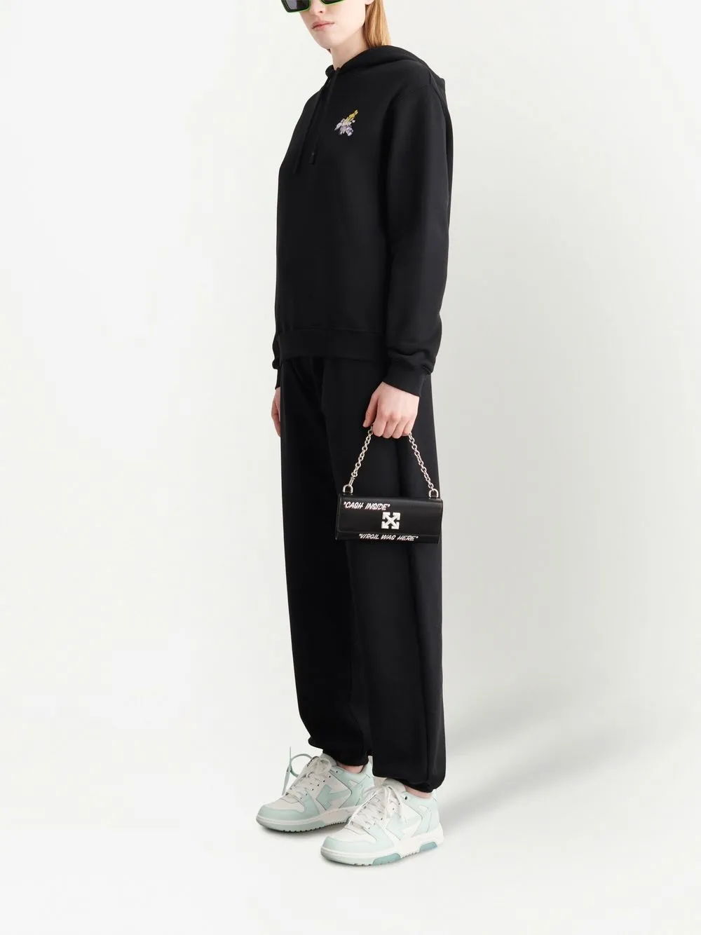 Women Off-White Quote-motif Jitney Chain Wallet 2 Women Off-White Quote-motif Jitney Chain Wallet - Image 2