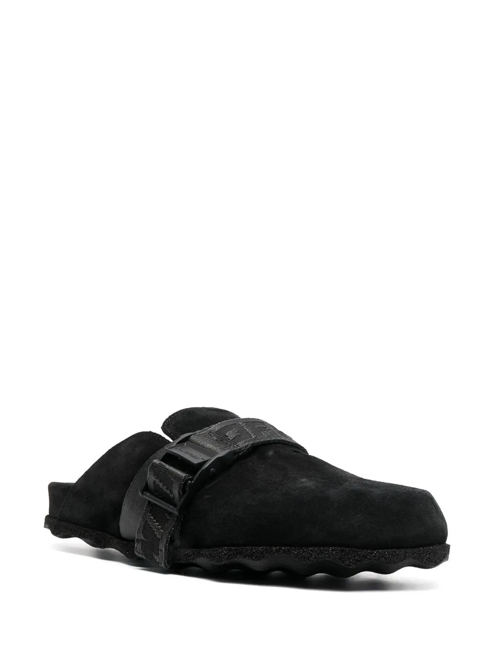 Women Off-White Debossed-logo Buckled Mules 2 Women Off-White Debossed-logo Buckled Mules - Image 2