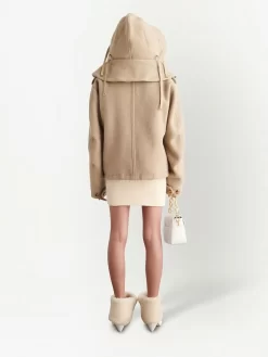Women Off-White Hooded Short Parka Coat 8 Women Off-White Hooded Short Parka Coat -Off-White 18533300 41476925 1000
