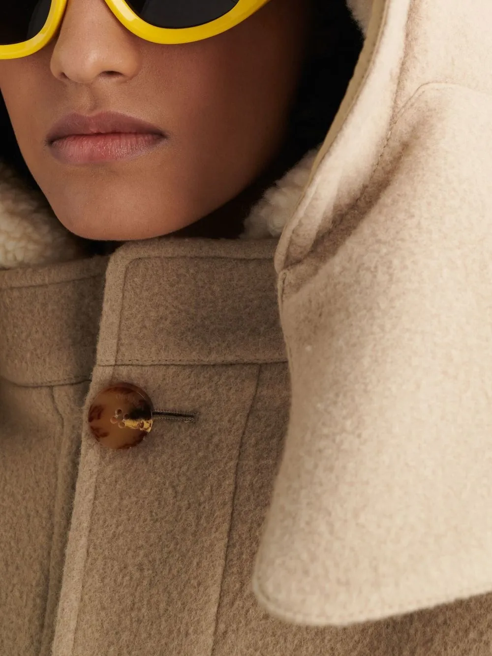 Women Off-White Hooded Short Parka Coat 5 Women Off-White Hooded Short Parka Coat - Image 5