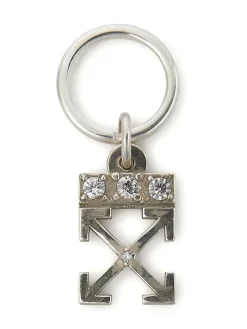 Women Off-White X Gabriel Urist Arrows Crystal Keychain