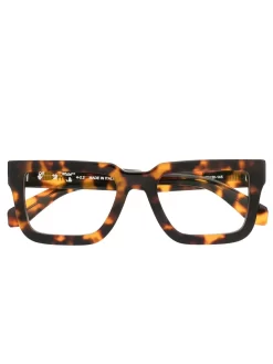 Women Off-White Square-frame Glasses