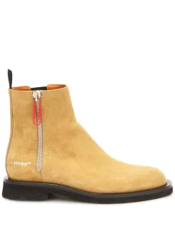 Men Off-White Spongesole Suede Ankle Boots