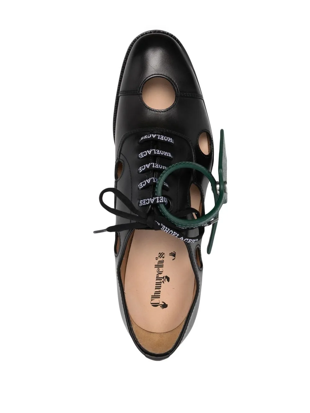 Women Off-White X Church's Meteor-holes Leather Oxford Shoes 4 Women Off-White X Church's Meteor-holes Leather Oxford Shoes - Image 4