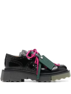 Women Off-White X Church&apos;s Burwood Leather Brogues