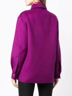 Women Off-White Logo-embroidered Shirt Jacket 8 Women Off-White Logo-embroidered Shirt Jacket -Off-White 18606229 41217567 1000