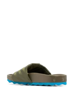 Men Off-White Diag-stripe Contrast-sole Slides -Off-White 18693659 40881542 1000