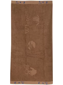 Women Off-White Hands Off Cotton Towel -Off-White 18712250 40482870 1000