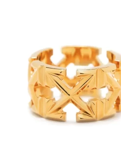 Women Off-White Signature Arrows Motif Ring 5 Women Off-White Signature Arrows Motif Ring -Off-White 18719113 40636688 1000