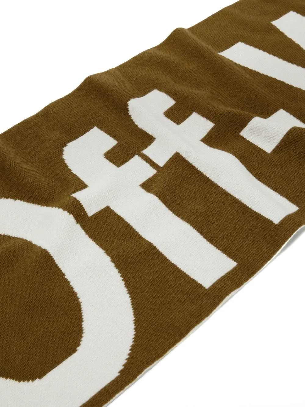 Women Off-White Intarsia-knit Logo Scarf 3 Women Off-White Intarsia-knit Logo Scarf - Image 3