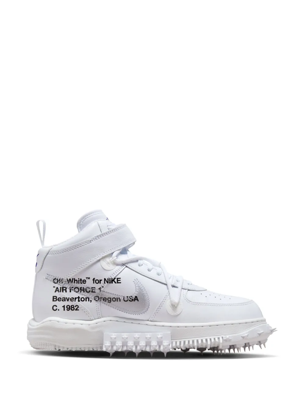 Women Nike X Off-White Air Force 1 Lace-up Sneakers 6 Women Nike X Off-White Air Force 1 Lace-up Sneakers - Image 6