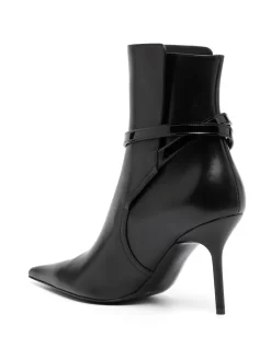 Women Off-White Zip Tie Stiletto Boots -Off-White 18817785 42465321 1000