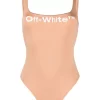 Women Off-White Logo-print Swimsuit