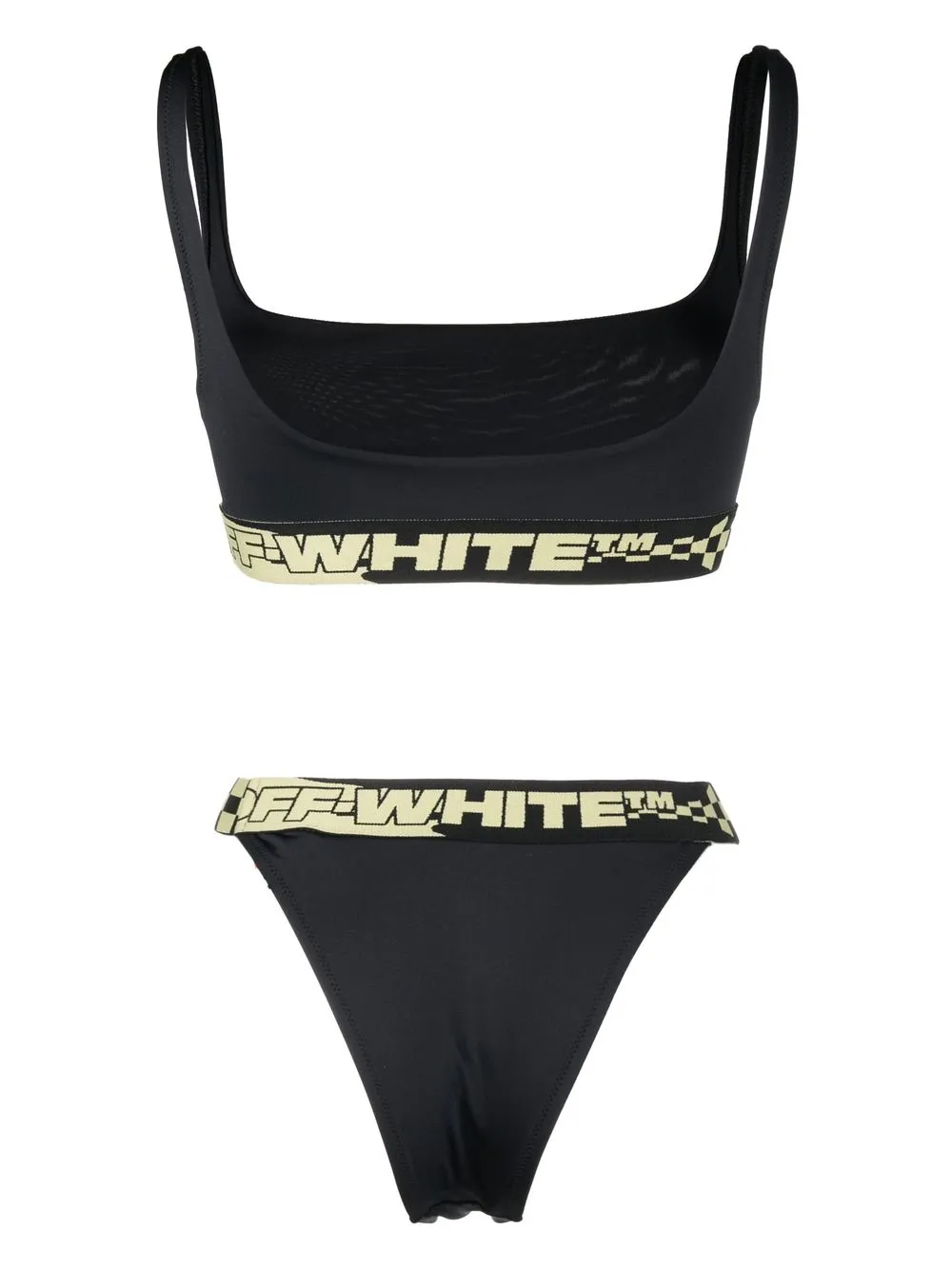 Women Off-White Logo Tape Bikini 2 Women Off-White Logo Tape Bikini - Image 2