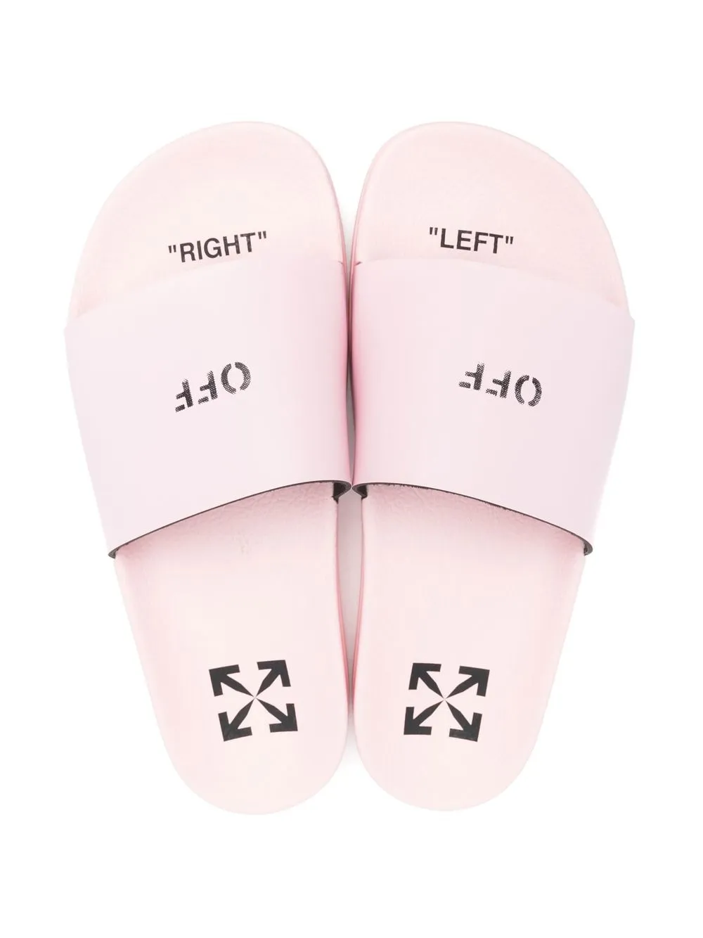 Women Off-White Logo-print Open-toe Slides 4 Women Off-White Logo-print Open-toe Slides - Image 4