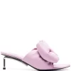 Women Off-White Allen Bow-embellished 60mm Mules