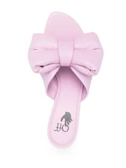 Women Off-White Allen Bow-embellished 60mm Mules 7 Women Off-White Allen Bow-embellished 60mm Mules -Off-White 19042180 41610606 1000