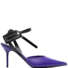 Women Off-White Pointed-toe Pumps
