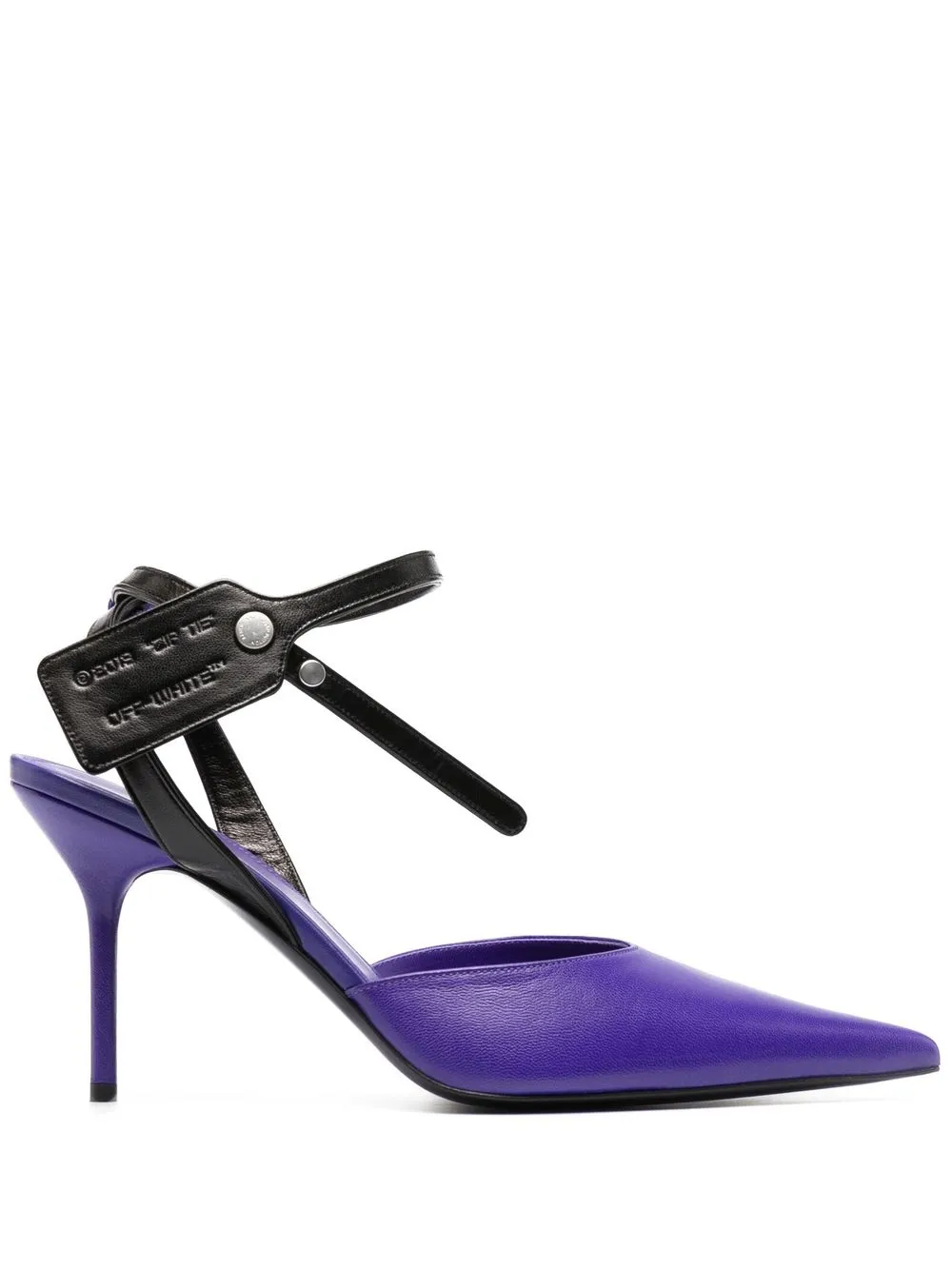 Women Off-White Pointed-toe Pumps 1 Women Off-White Pointed-toe Pumps