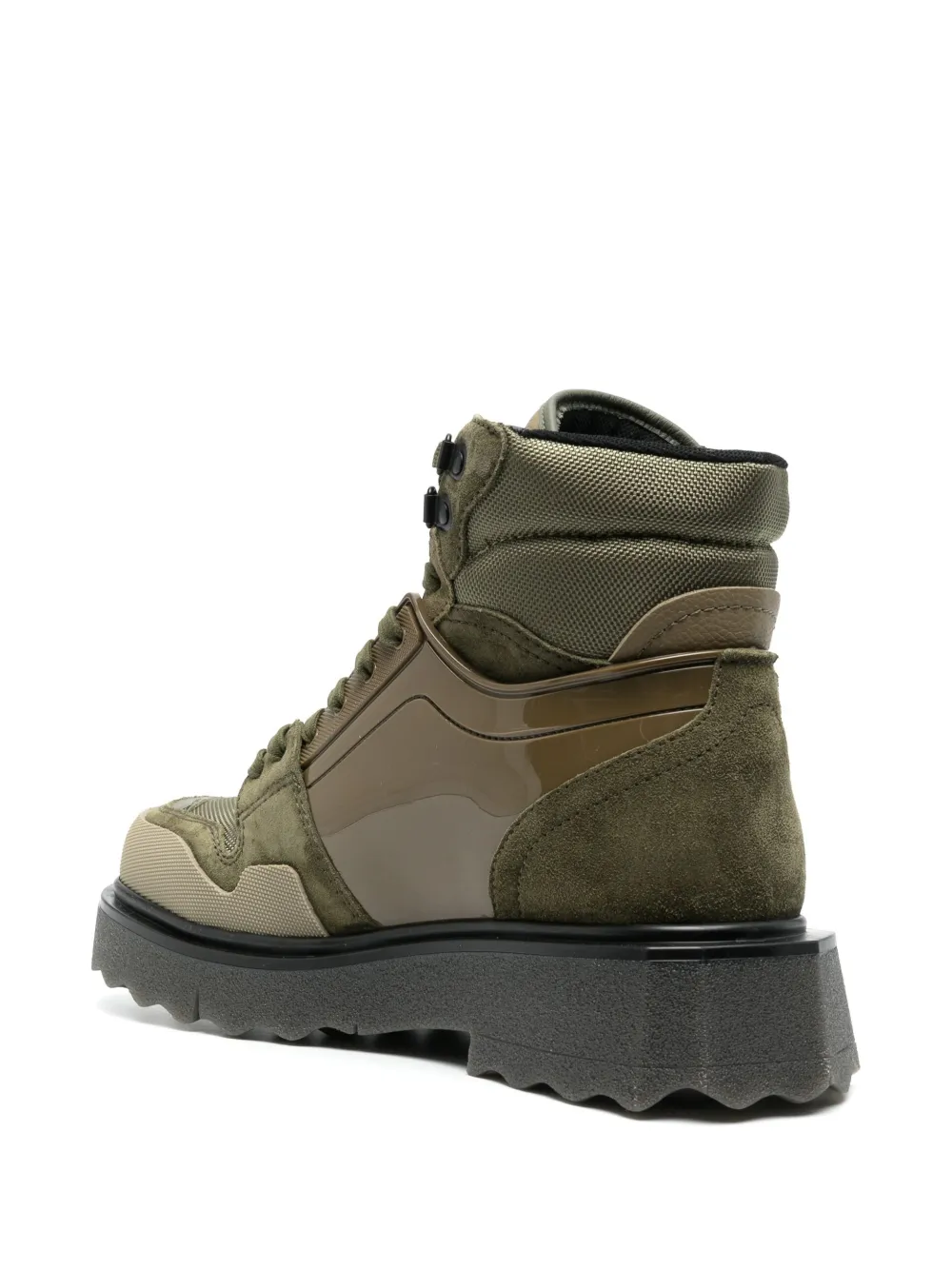 Men Off-White Hiking Sponge Camouflage Boots 3 Men Off-White Hiking Sponge Camouflage Boots - Image 3